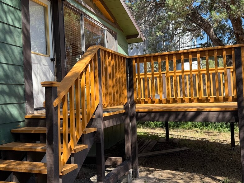 Rear deck - 491 E Juniper Dr