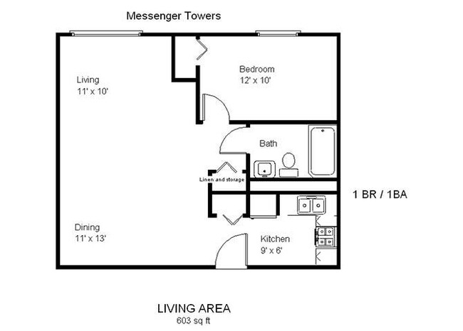 Floorplan - Messenger Towers