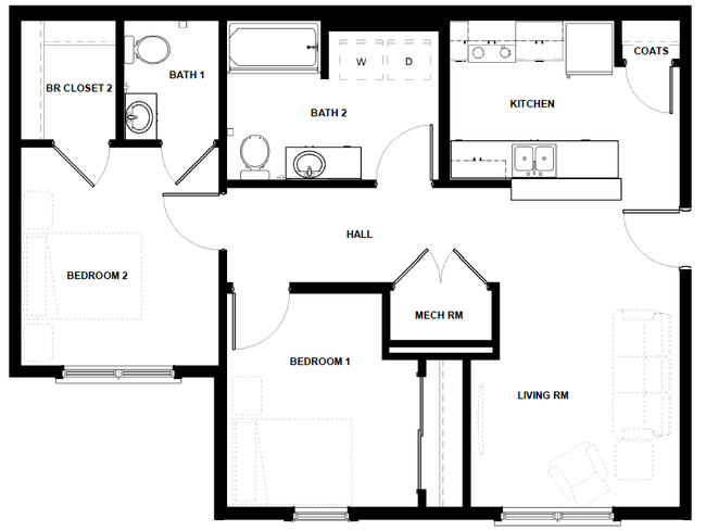 Floorplan - Woodward Way