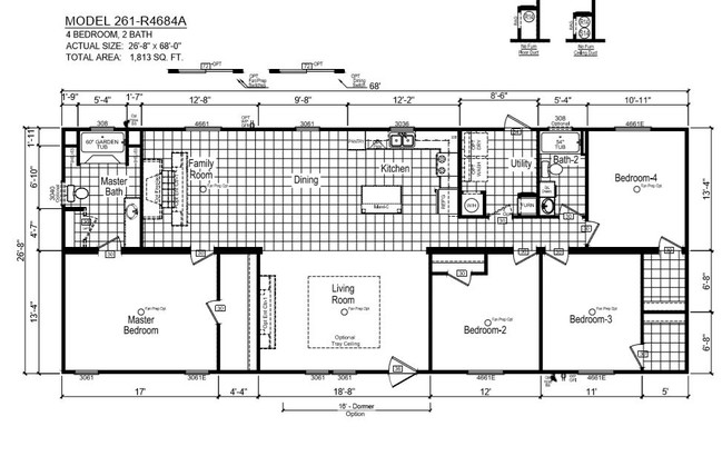 Floorplan - Country Roads Mobile Home Park