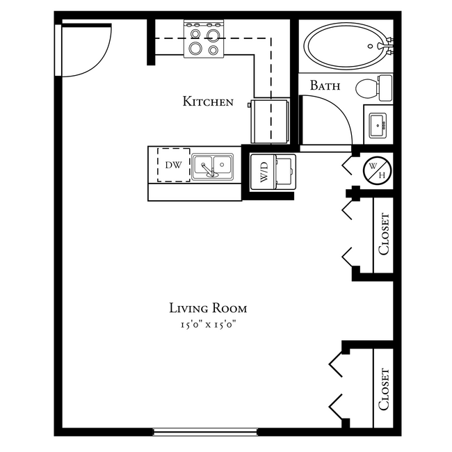 Floorplan - Reflections Apartments