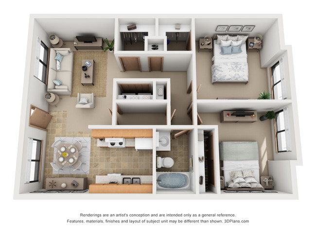 Floorplan - Jordan Creek and Mills