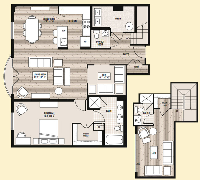 Floorplan - Palladian at Rockville Town Square