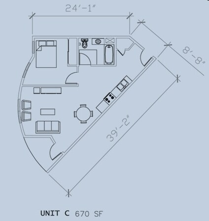 1BR/1BA - Arbor Grove Apartments - SENIOR LIVING
