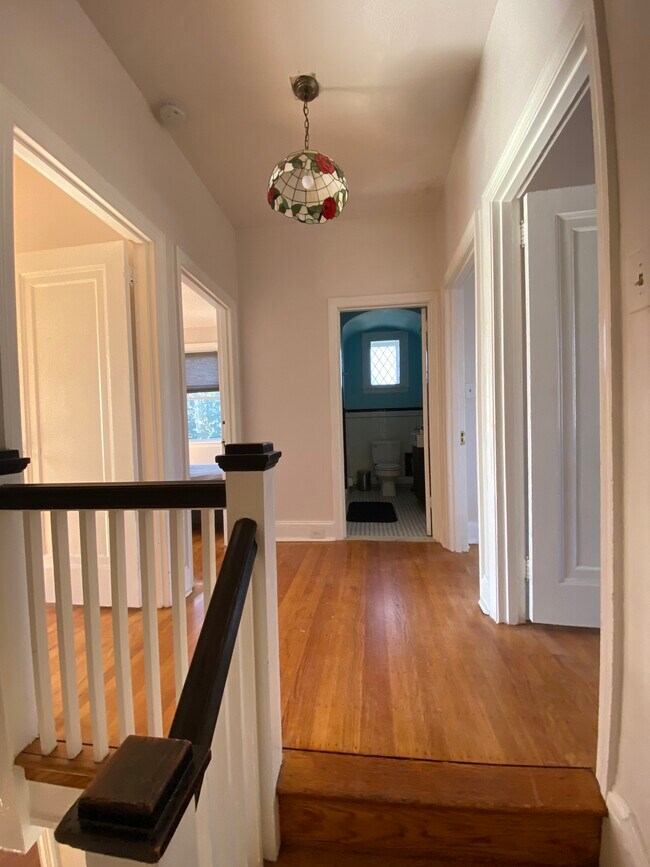 Top of the stairs - 1000 E 36th St