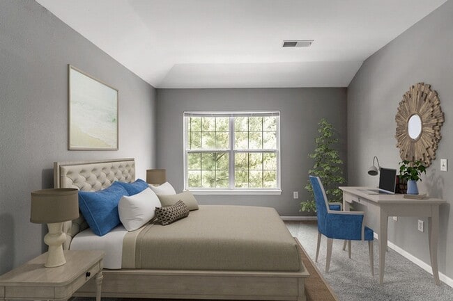 Master bedroom at 43 North Apartments - 43 North