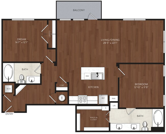 Floorplan - The Park at Katy Trail