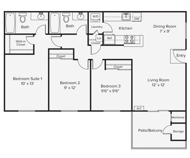 Floorplan - Avalon Mountain View