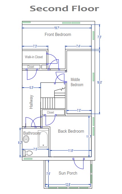 2nd Floor - Apt 3 - 523 E State St