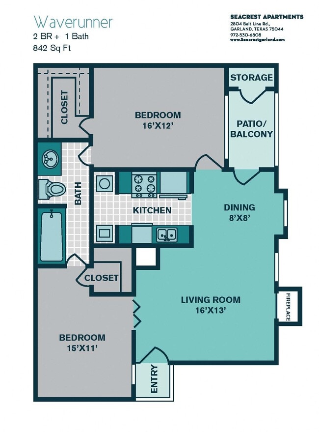 Floorplan - Seacrest Apartments