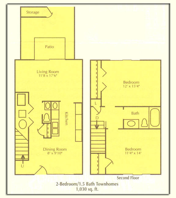 Floorplan - Sheffield Village Apartments & Townhomes