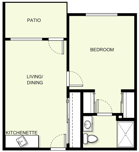 1BR/1BA - The Lodge at White Bear