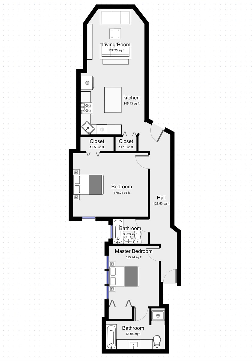 layout and sq ft is approximate - 1332 W Greenleaf Ave