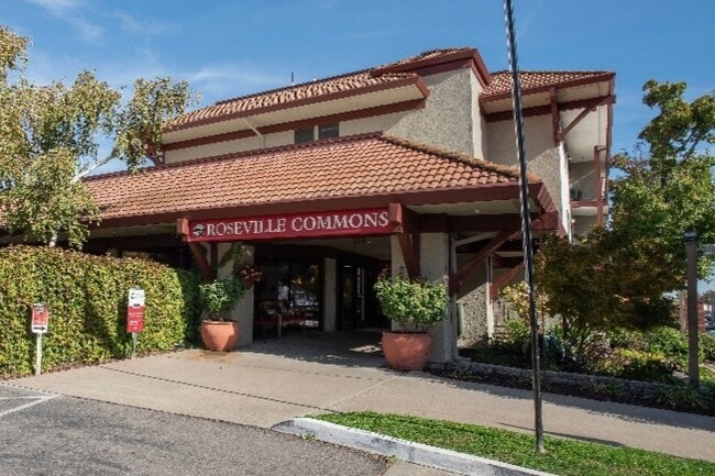 Exterior entrance - Roseville Commons Senior Living