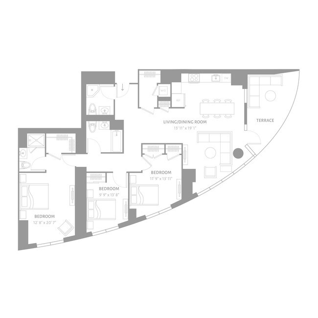 Floorplan - Ellipse Apartments