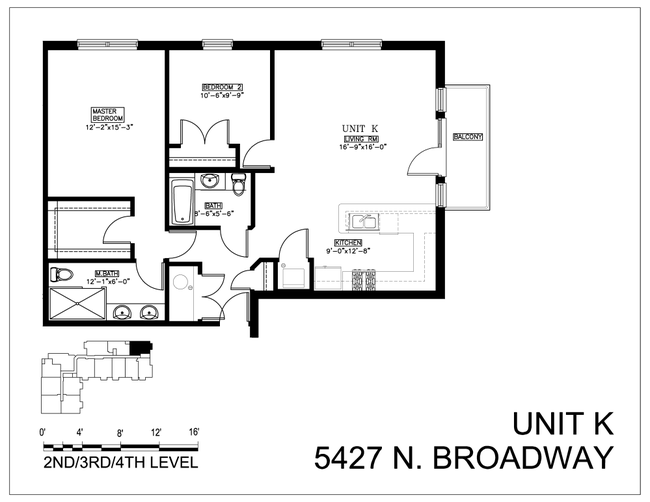 Floorplan - 5427 N Broadway