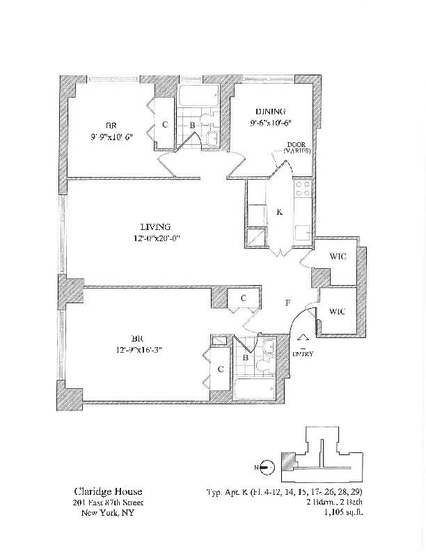 Floorplan - Claridge House