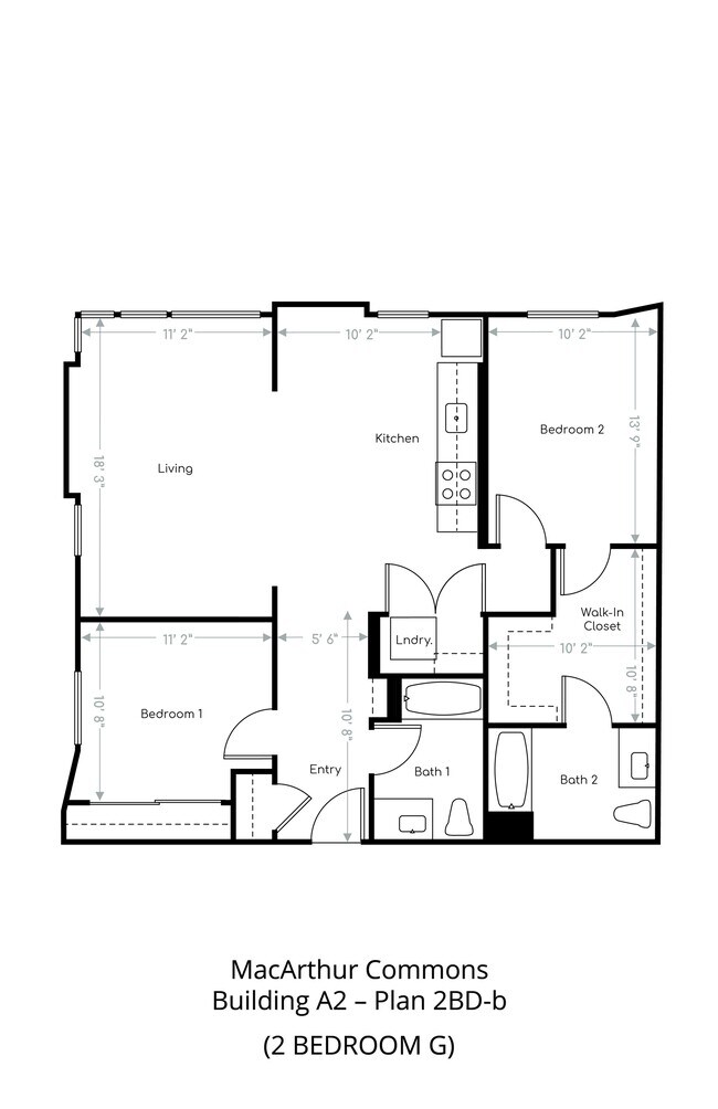 Two Bedroom G - MacArthur Commons