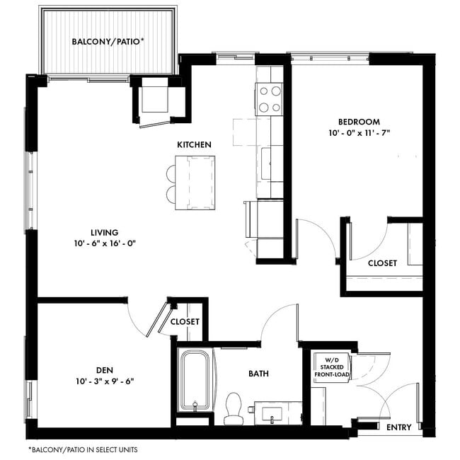 Floorplan - The Knox Apartments