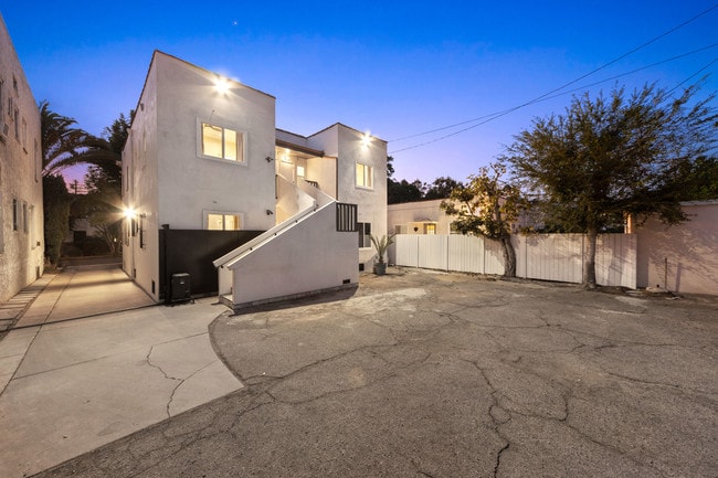 Rear of Building Twilight - 1120 Poinsettia Dr