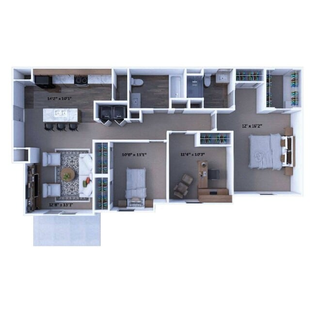 Floorplan - The Orchards Apartments