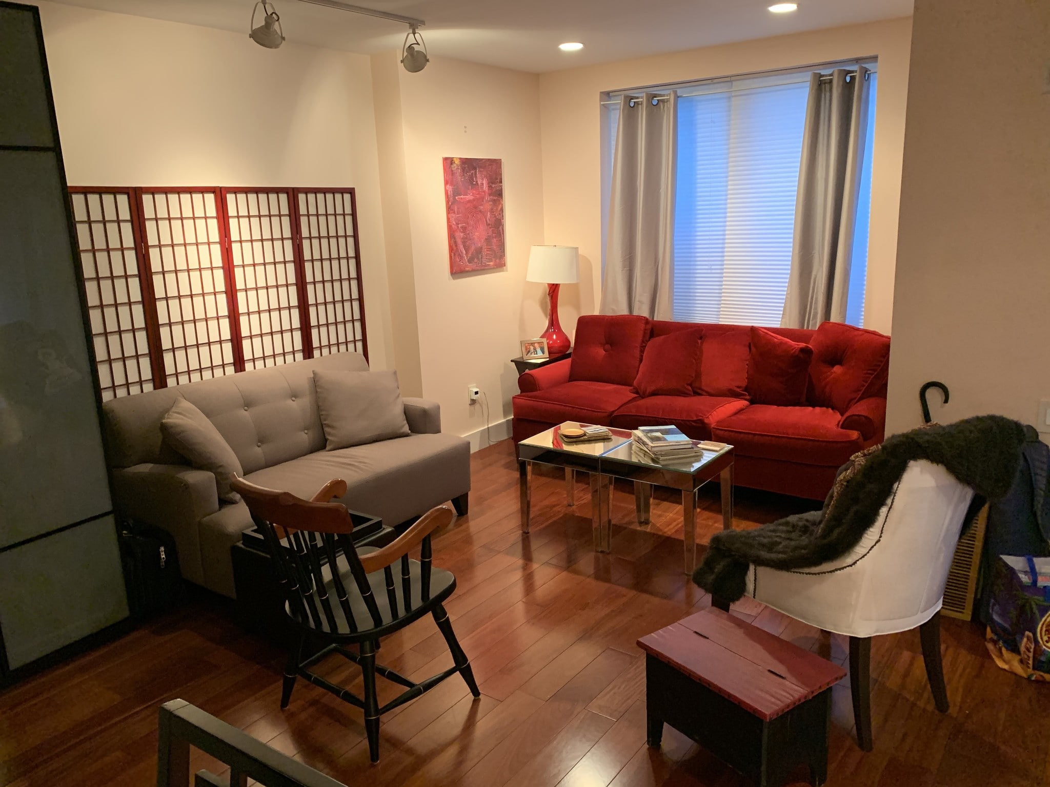 Upstairs flexible space as living room - 1830 18th St NW