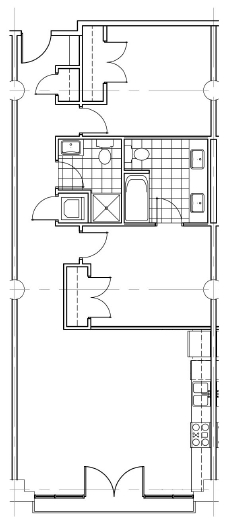 2BR/2BA - Chesapeake Lofts