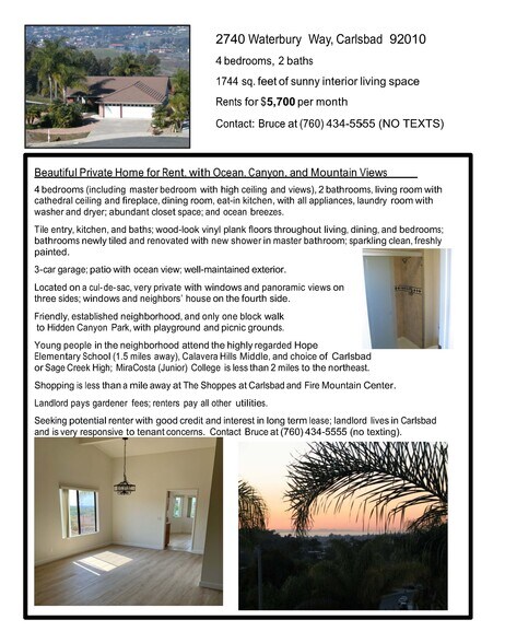 Features - 2740 Waterbury Way