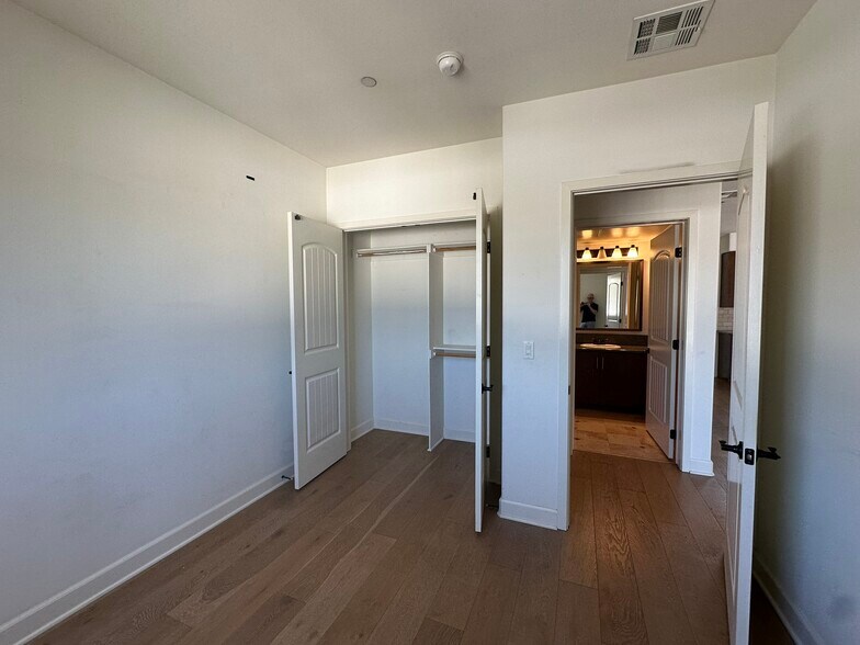2nd bedroom closet and door to bathroom - 130 N Garden St