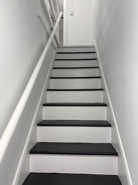 Stairs to 2nd floor - 812 Nathan St