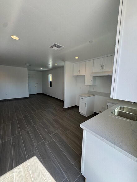 Kitchen + Living Space - 1128 Jefferson St