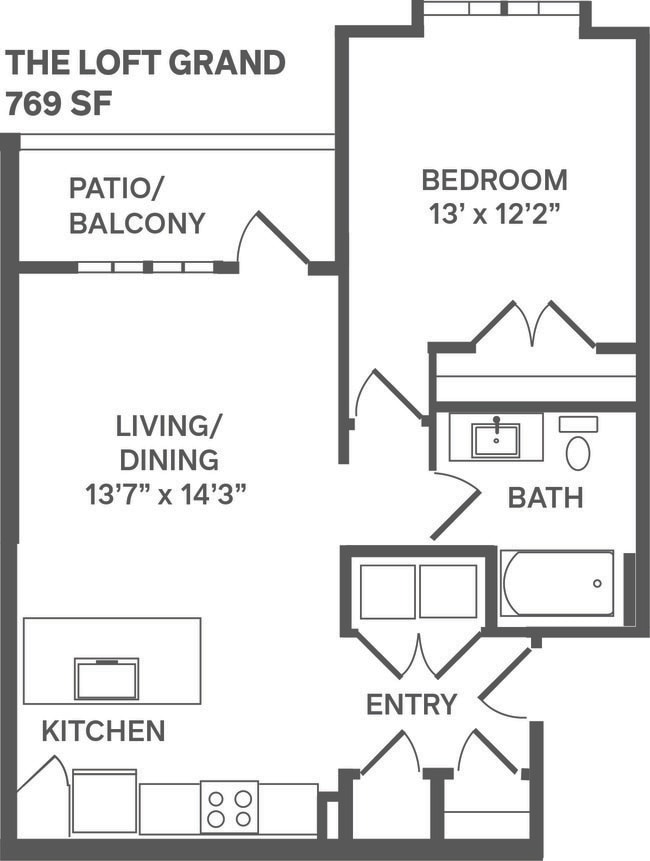 Floorplan - Alta25 Luxury Apartment Homes