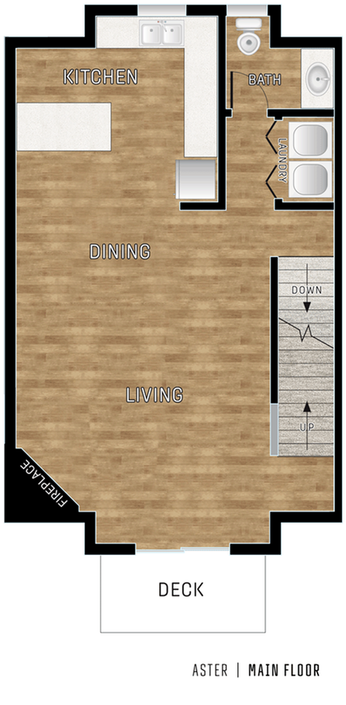 Aster Floorplan - Second Floor - Alpengrove