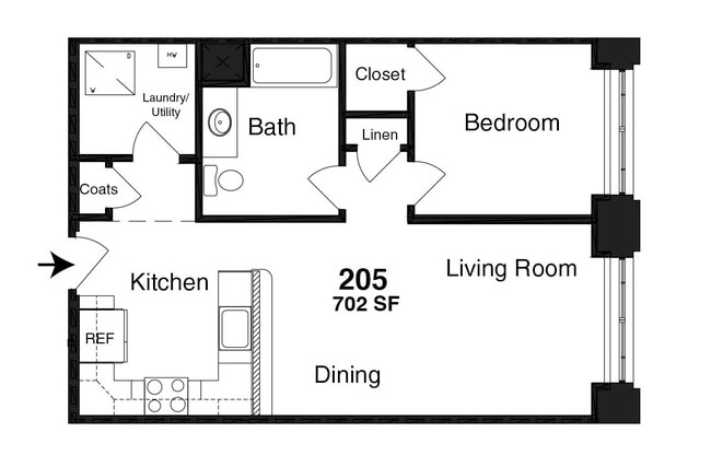 Floorplan - Turbine Lofts