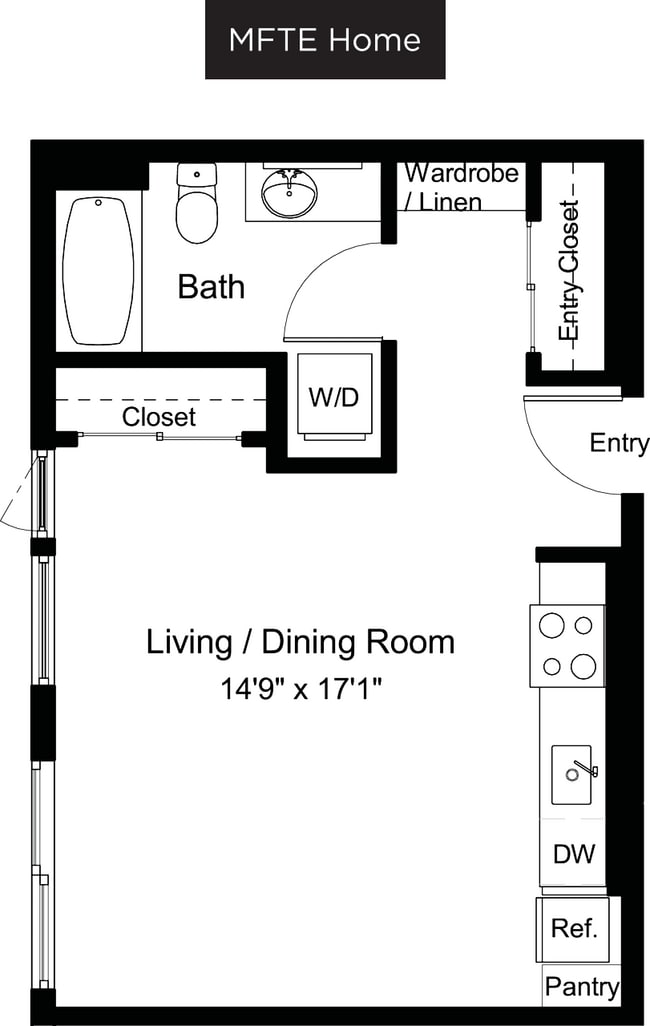 Floorplan - Chloe on Madison