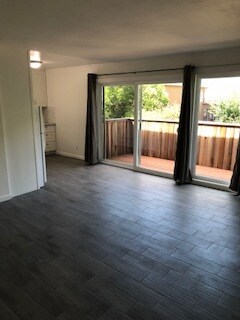 LIVING ROOM AND VIEW OF DECK - 1222 Sir Francis Drake Blvd