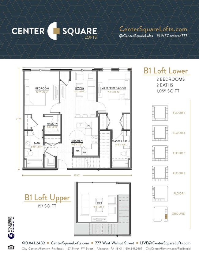 Floorplan - Center Square Lofts West