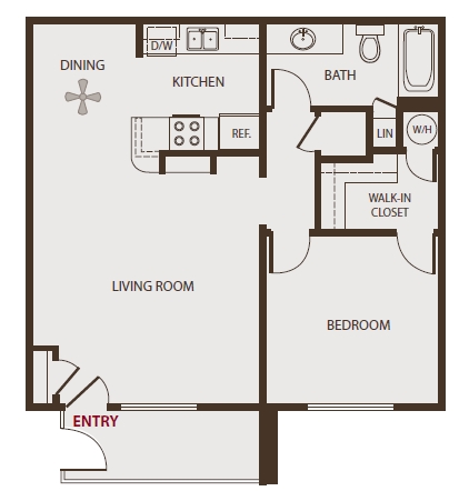 1BR/1BA - Tribeca on Mollison