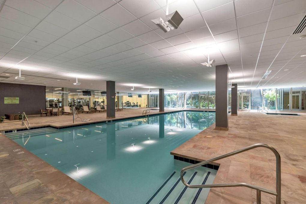 Indoor, heated lap pool - 7137 E Rancho Vista Dr