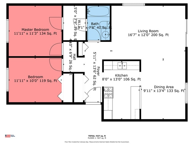 Floorplan - Georgetown Apartments