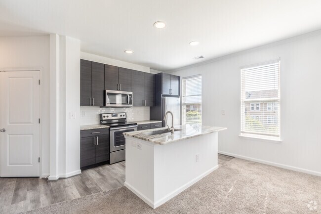 2BR, 2BA - 1,055SF - Camden Monument Place