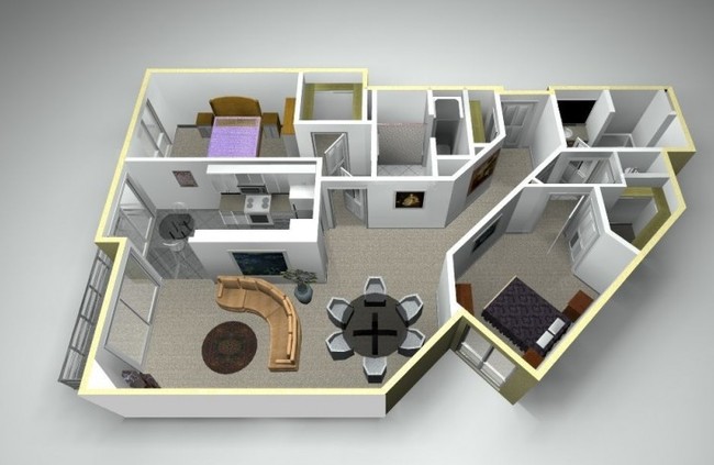 Plan - G - Capri Apartments