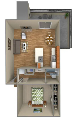 1-Bedroom - Sugar Tree Apartment Homes