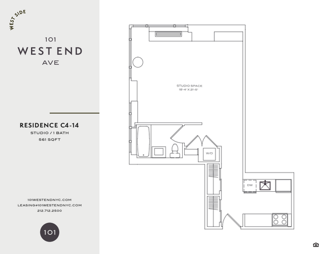 Floorplan - 101 West End Avenue