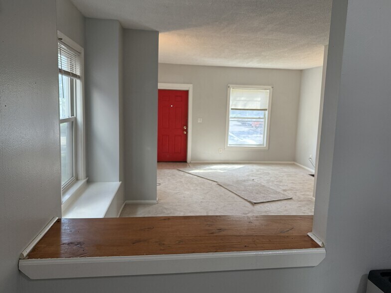 LR and dining room from kitchen - 652 Clarissa St
