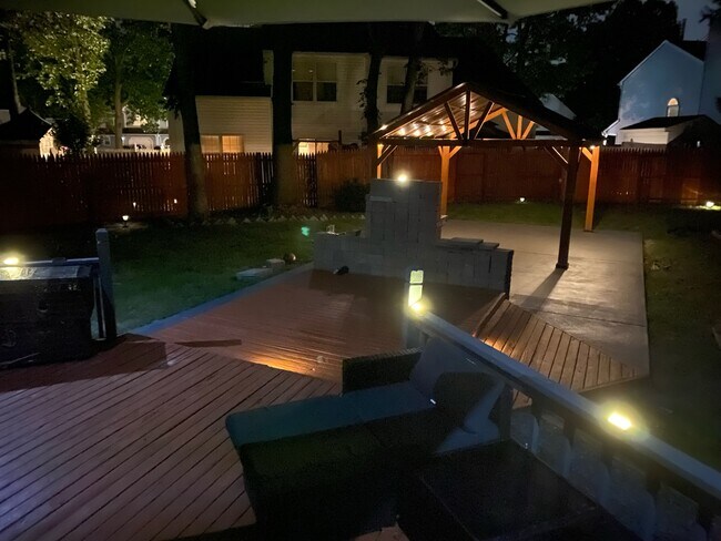 Deck looking out to gazebo - 7 Jefferson Ct