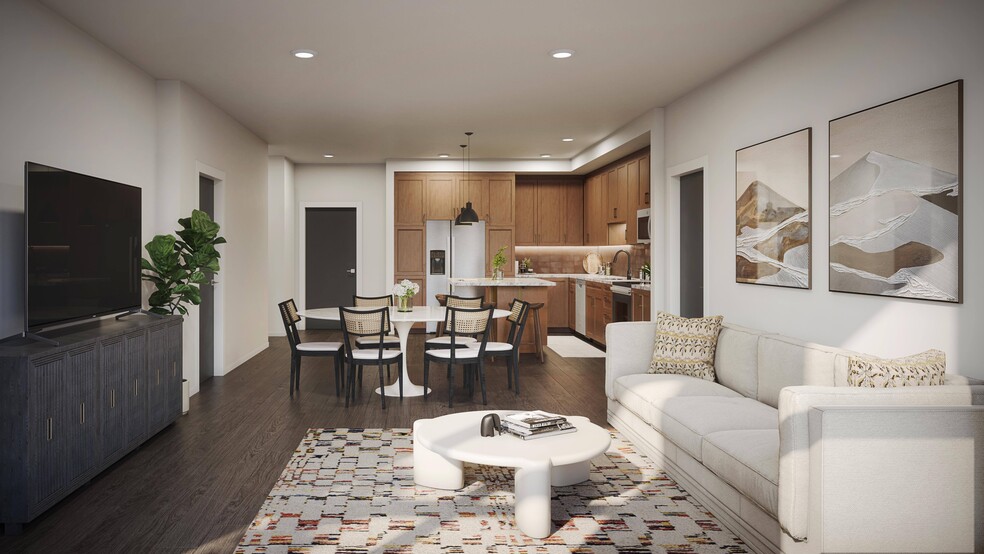 Our Timber two-bedroom floor plan is perfect for entertaining. (Simulated Image) - Brynwood at Wilderness Ridge