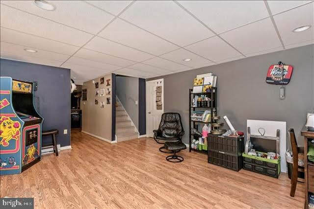Stairs to basement shared space - 2903 Loch Haven Ct