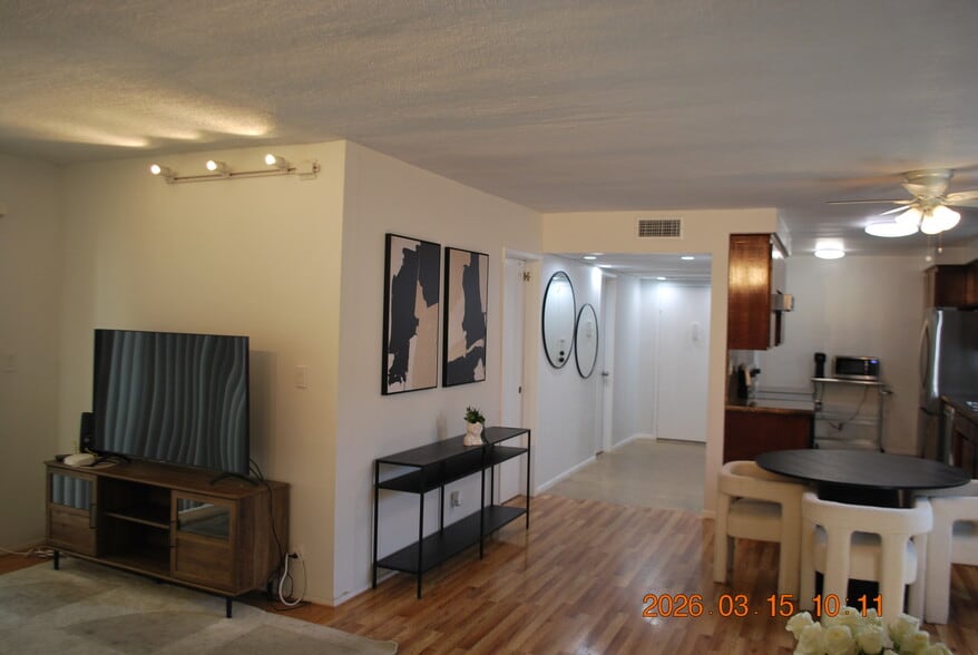 Another view of the TV nook/dining/kitchen - 612 N Louise St