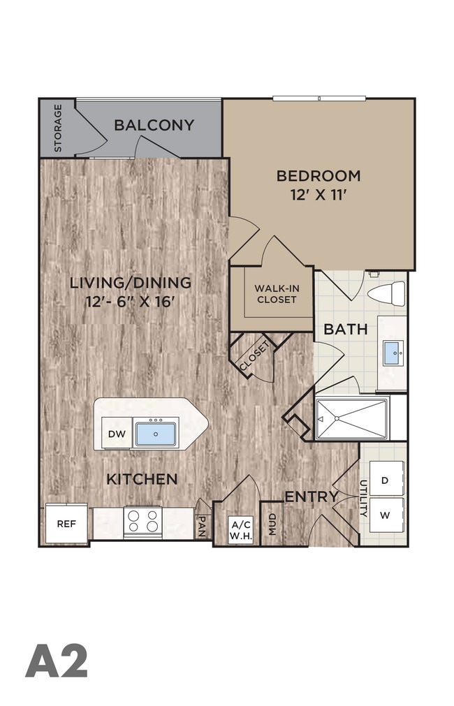 1 BED / 1 BATH - The Westerly